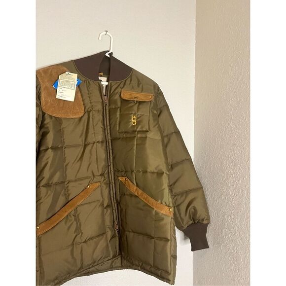 VINTAGE Bob Allen Shooting Quilted Hunting Puffer Jacket Mens L  Made in USA New - Picture 5 of 6